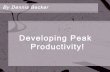 Developing Peak Productivity