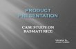 Product presentation basmati rice export