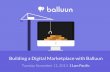 Building A Digital Marketplace With Balluun
