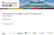 TCI 2014 Management 3.0 Agile cluster management