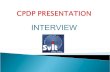 Cpdp interviews