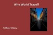 Why World Travel by Anthony S Casey