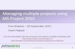 pmwares webinar   managing multiple projects with ms project 2010