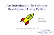 An Introduction To Software Development - Test Driven Development