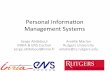 Personal Information Management Systems - EDBT/ICDT'15 Tutorial