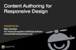 Content authoring for responsive design