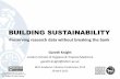 Gareth Knight: Building sustainability: Preserving research data without breaking the bank