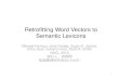 Retrofitting Word Vectors to Semantic Lexicons