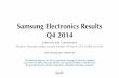 Samsung q4'14 audited commentary introduction