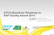 ATCO-BaasKaar Roadmap to SAP Quality Award 2014