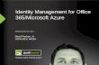 Identity Management for Office 365 and Microsoft Azure