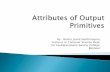 Attributes of Output Primitives