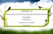 what are the major problems in our personal life,community,environments (personal community environmental health) Created by. Imelda Grado