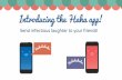 Introducing the Haha App! Presentation for Product Hunt Sydney.