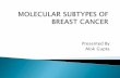 Molecular subtypes of breast cancer