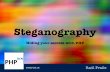 Steganography: Hiding your secrets with PHP
