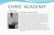 Chris' Academy Presentation for Sites