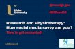 Research and physiotherapy: how social media savvy are you?