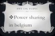 power sharing in belgium