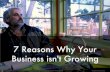 7 Reasons Why Your Business isn't Growing