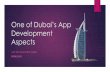One of Dubai's App Developments Aspects