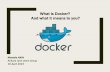 Docker - Ankara JUG, Nisan 2015
