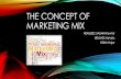 The concept of marketing mix