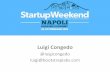 Startup Weekend Napoli -  Luigi Congedo