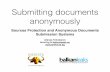 Submitting documents anonymously by Atanas Chobanov
