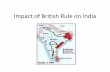 Ch 5 impact of british rule on india