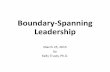 Boundary spanning leadership slideshare
