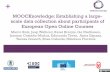 MOOC knowledge - establishing data-collection participants of european open online courses