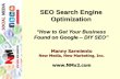SEO Search Engine Optimization for Google Search