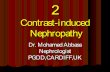 Contrast  induced nephropathy
