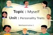 Personality traits : B-Slim