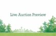 Dinner in the Woods Live Auction Preview