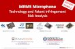 MEMS microphone Patent Infringement April 2015 report published by Yole Developpement
