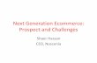 Next Generation Ecommerce: Prospect and Challenges