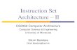 Instruction Set Architecture – II