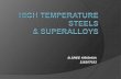 High temperature materials & super alloys ppt