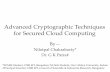 Advanced Cryptography for Cloud Security