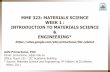 Mme 323 materials science   week 1 - intro to materials science & engineering