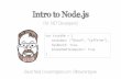Intro to Node.js (for .NET Developers)