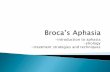 Brocas Aphasia