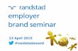 Randstad Award - Employer Brand Seminar 2015