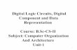 B.sc cs-ii-u-1.6 digital logic circuits, digital component