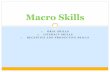 Macro Skills and Communicative Competence