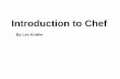 Introduction to-chef