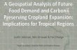 A Geospatial Analysis of Future Food Demand and Carbon- Preserving Cropland Expansion: Implications for Tropical Regions