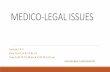 Lecture 2 Medico Legal Issues